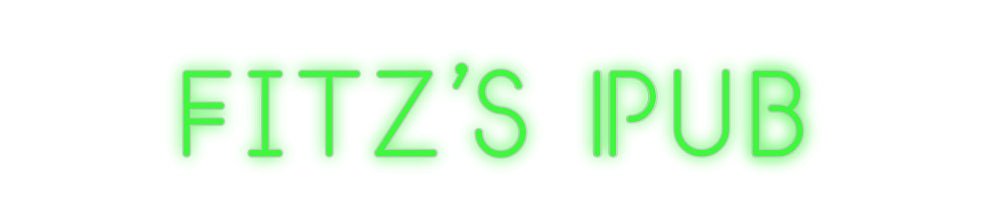 Custom Neon: Fitz’s Pub