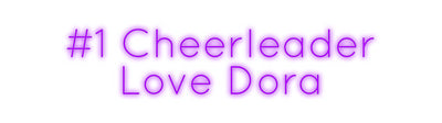 Custom Neon: #1 Cheerleade...