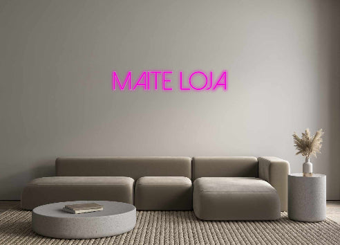 Custom Neon: MAITE LOJA
