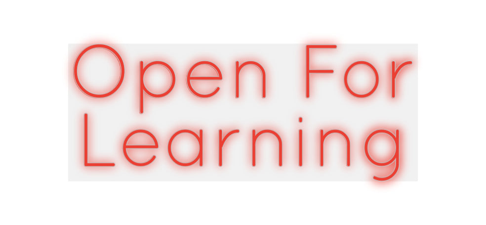 Custom Neon: Open For 
Le...