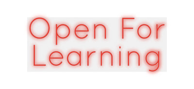 Custom Neon: Open For 
Le...