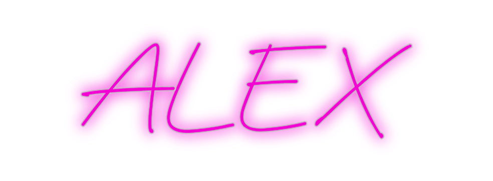 Custom Neon: ALEX