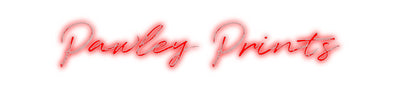 Custom Neon: Pawley Prints