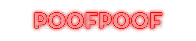 Custom Neon: poofpoof
