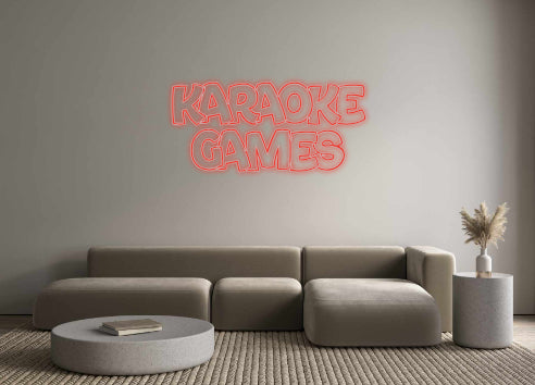 Custom Neon: KARAOKE 
GAMES