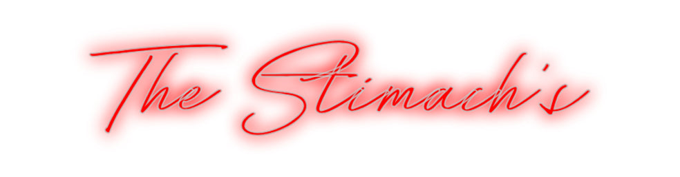 Custom Neon: The Stimach's