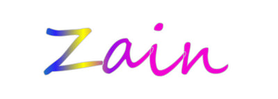 Custom Neon: Zain