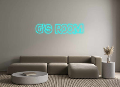 Custom Neon: G’S ROOM