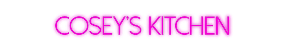 Custom Neon: Cosey’s Kitch...