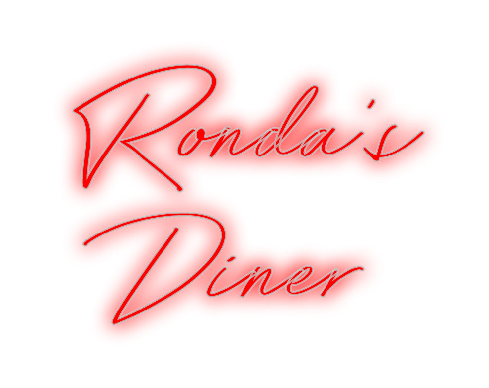 Custom Neon: Ronda's
Diner
