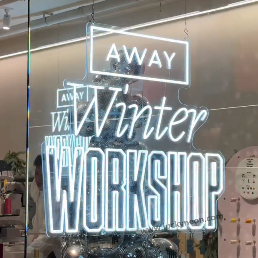 Custom Hanging Neon LED Sign for Shop Window Display