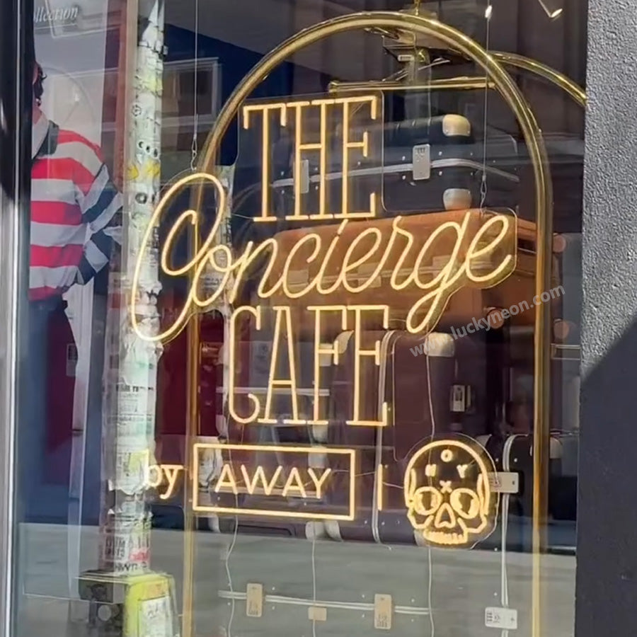 Custom Hanging Neon LED Sign for Shop Window Display