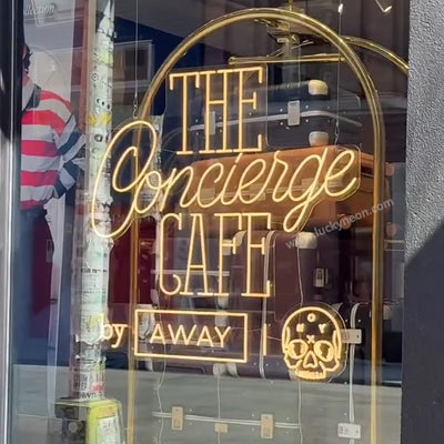 Custom Hanging Neon LED Sign for Shop Window Display