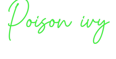 Custom Neon: Poison ivy