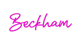 Custom Neon: Beckham