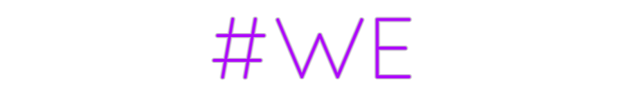 Custom Neon: #WE