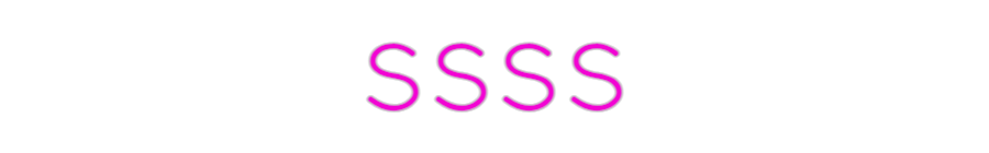 Custom Neon: ssss