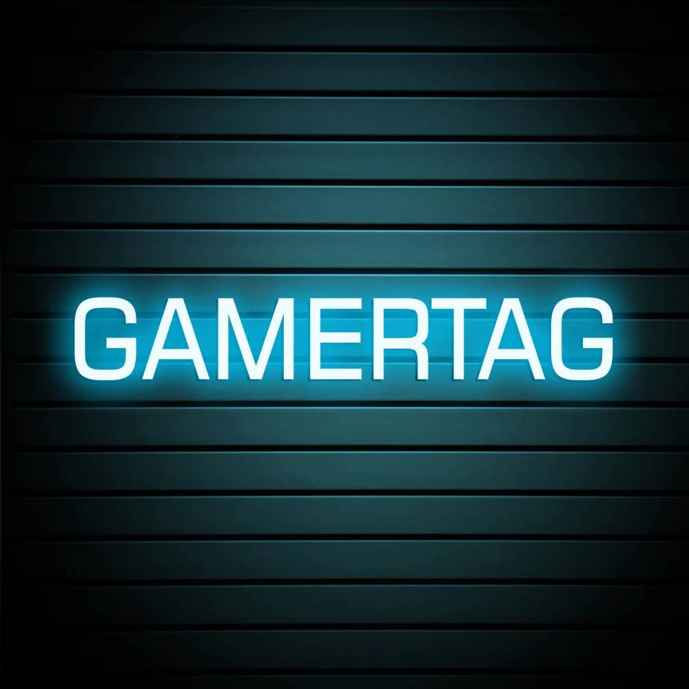 GAMERTAG - LED Neon Sign