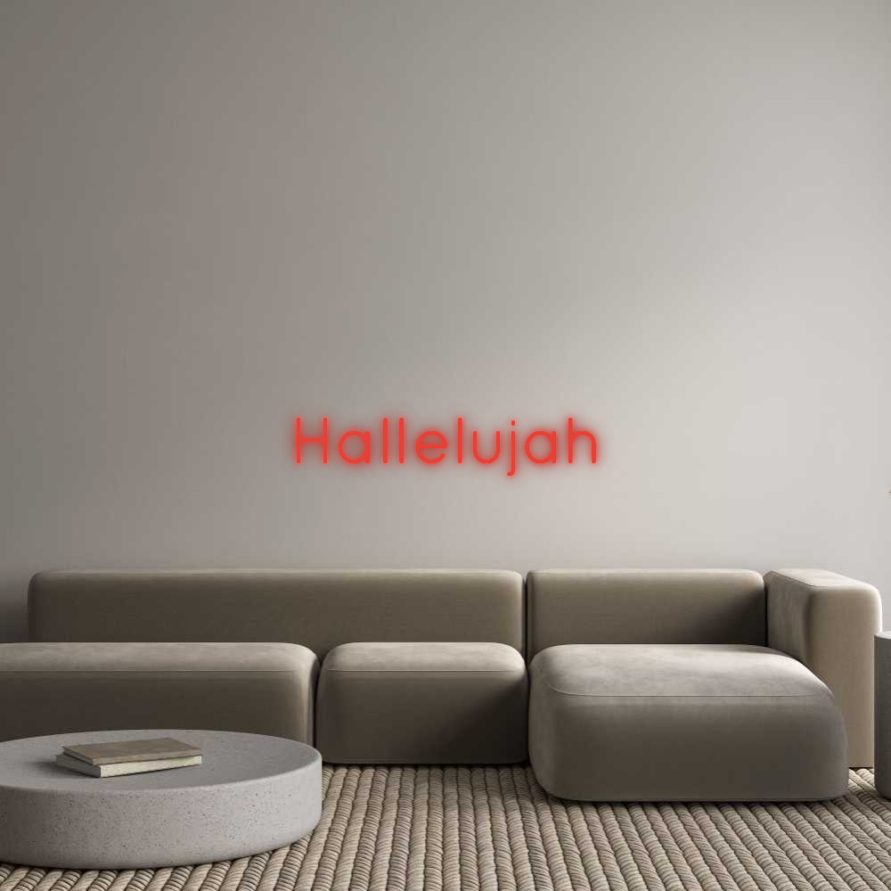 Custom Neon: Hallelujah