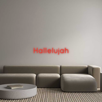 Custom Neon: Hallelujah