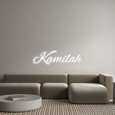 Custom Neon: Kamilah