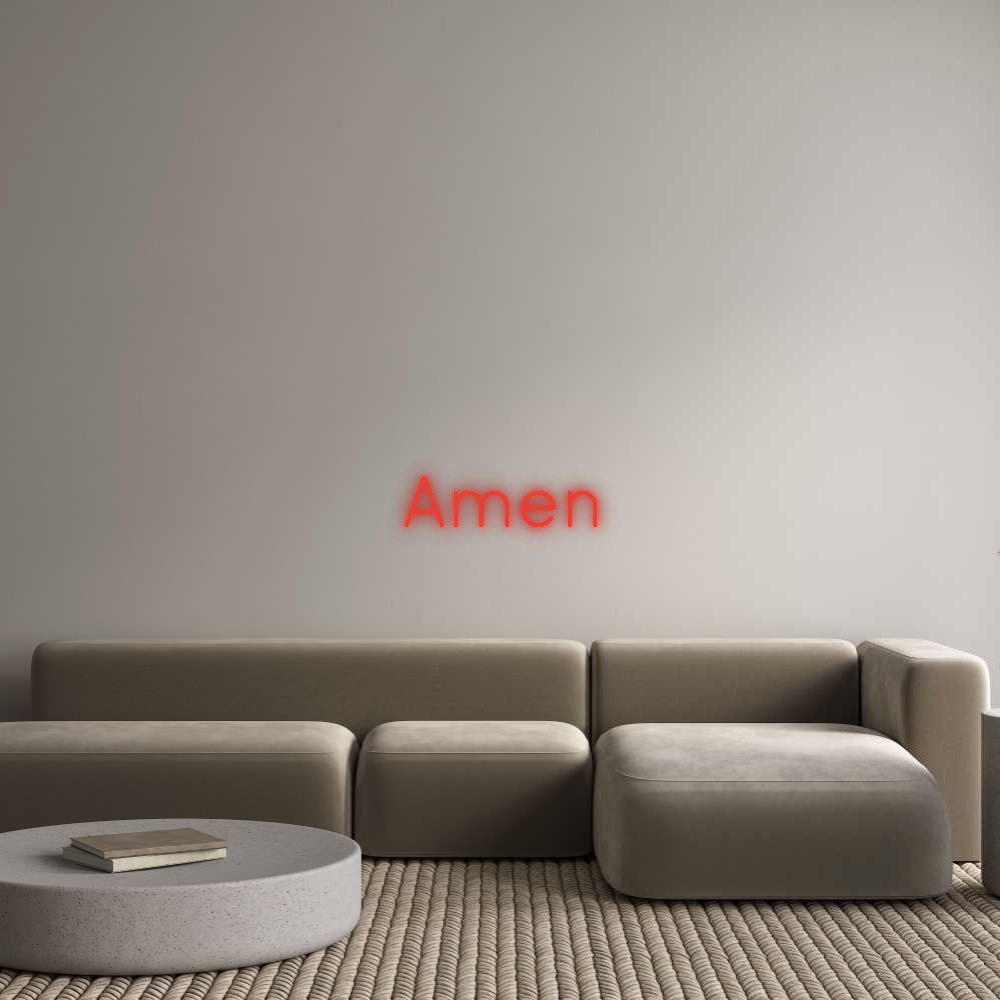 Custom Neon: Amen