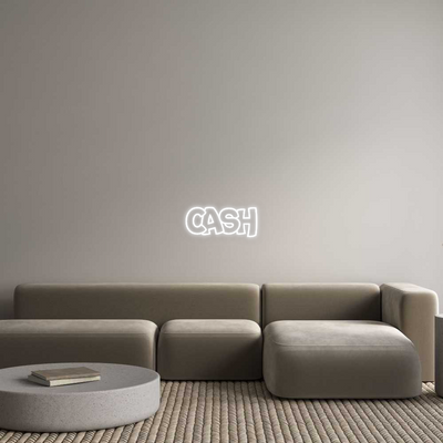 Custom Neon: CASH