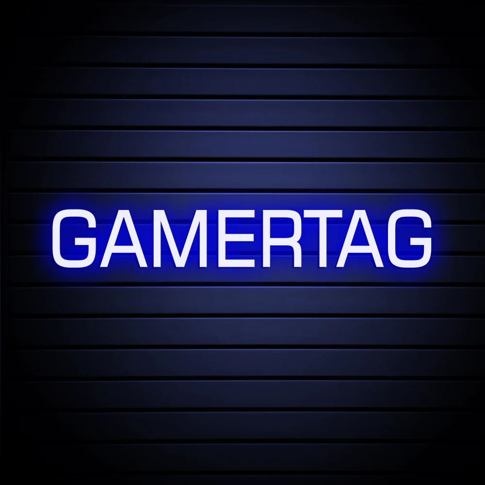 GAMERTAG - LED Neon Sign