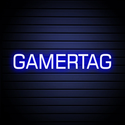 GAMERTAG - LED Neon Sign