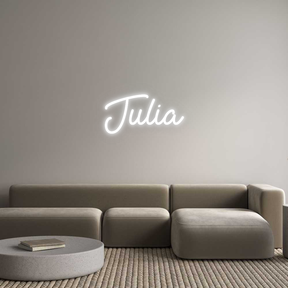 Custom Neon: Julia