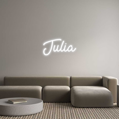 Custom Neon: Julia