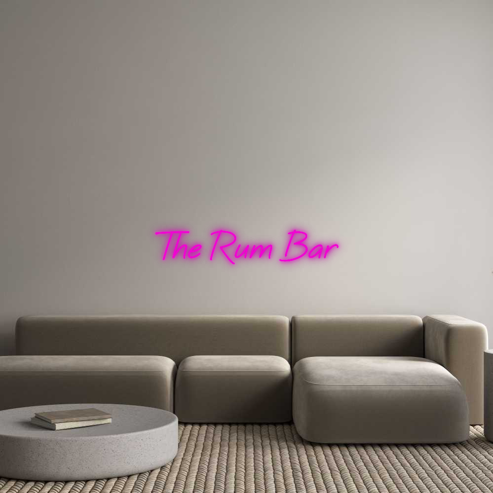 Custom Neon: The Rum Bar