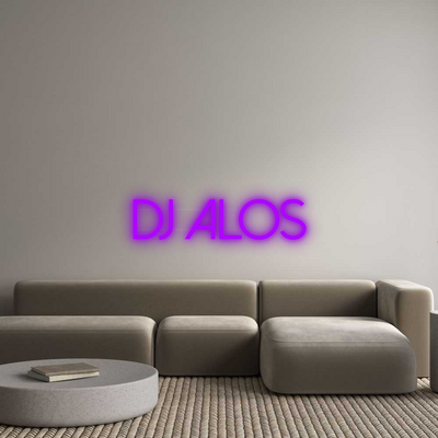 Custom Neon: DJ ALOS