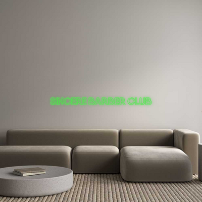 Custom Neon: Sincere barbe...