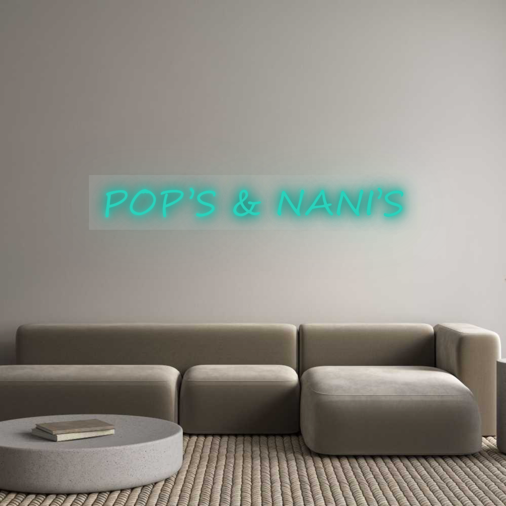 Custom Neon: POP’S & NANI’S