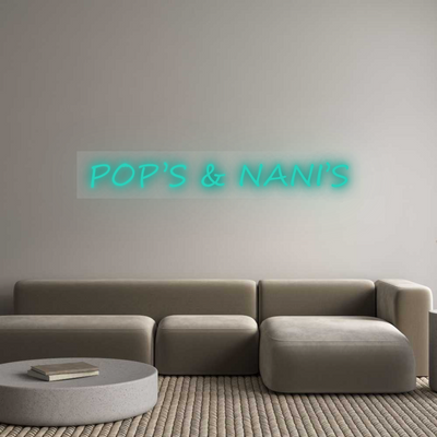 Custom Neon: POP’S & NANI’S