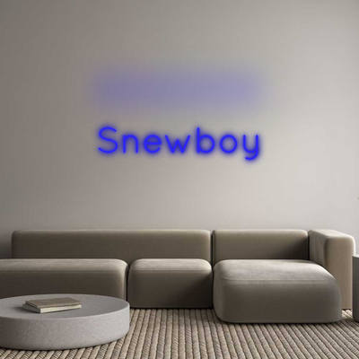 Custom Neon: Snewboy