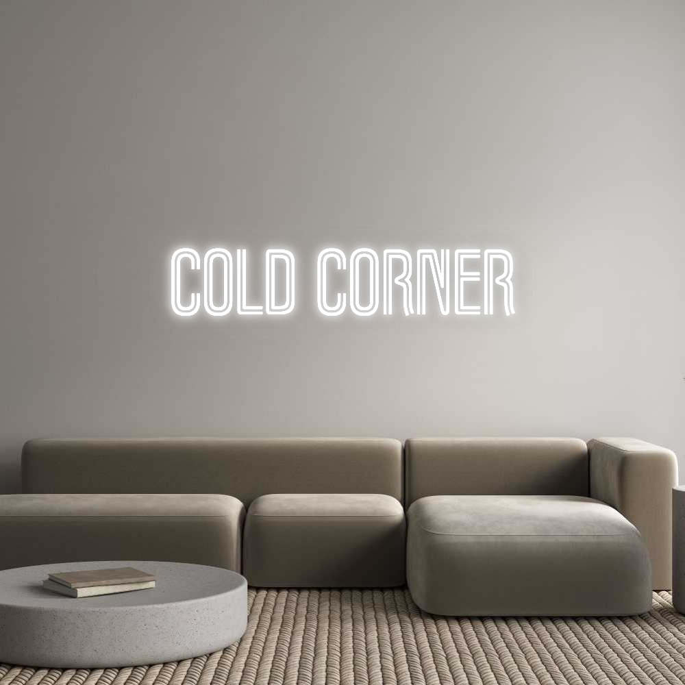Custom Neon: cold corner