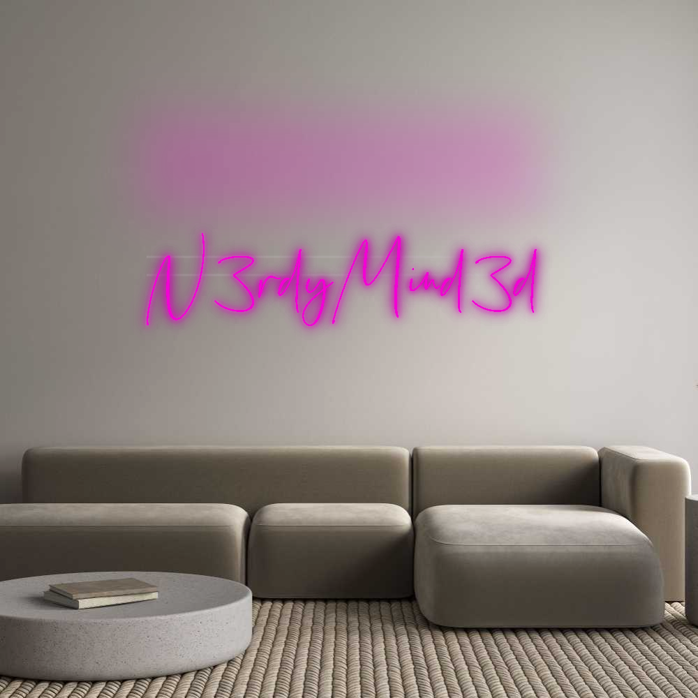 Custom Neon: N3rdyMind3d