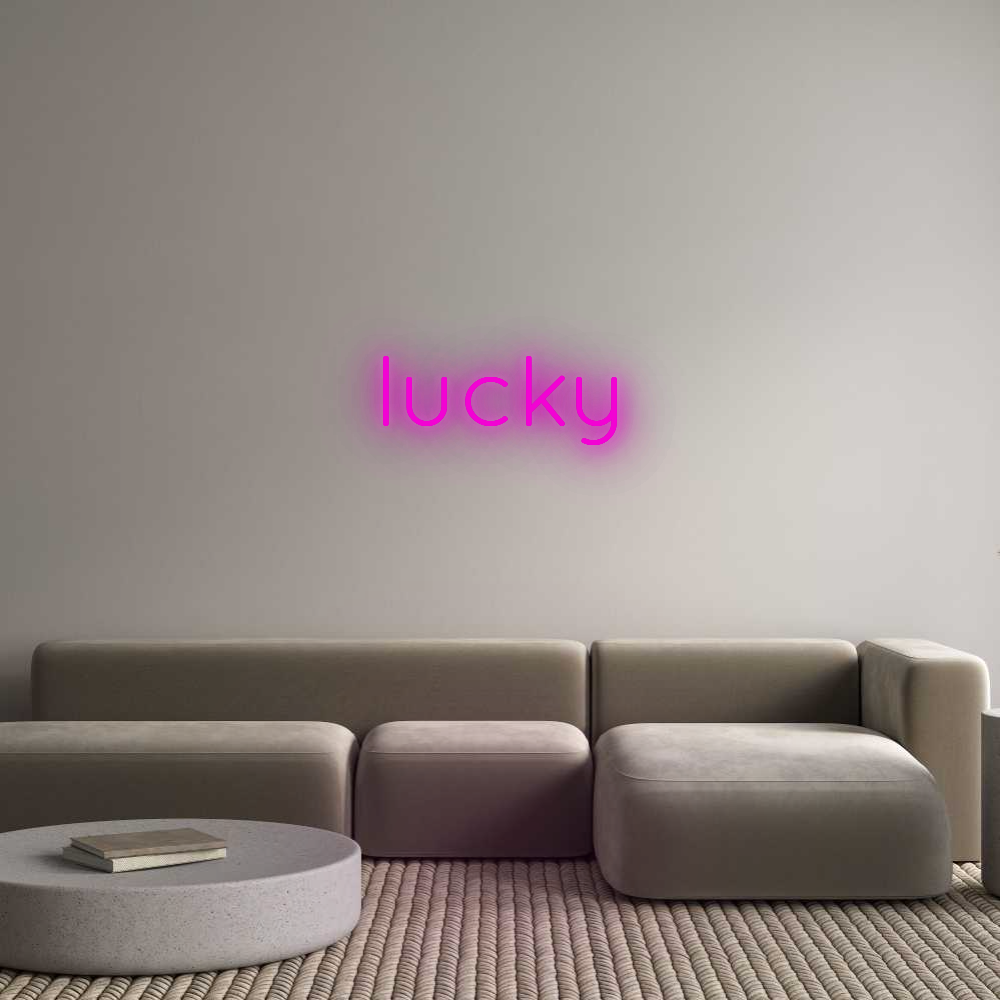 Custom Neon: lucky
