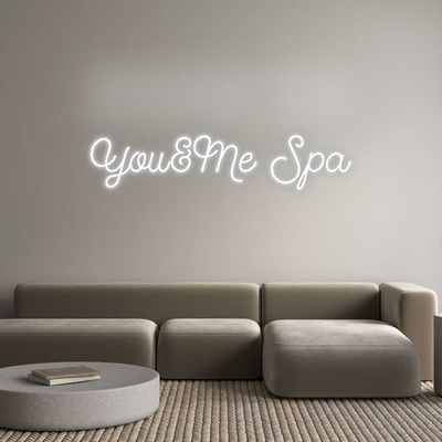 Custom Neon: You&Me Spa