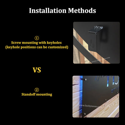 Custom Backlit Laser-Cut Metal Wall Sign for Interior & Business Decor