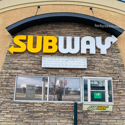 Custom Metal Dimensional Sign Letters - Outdoor 3D Wall Logo & Lettering