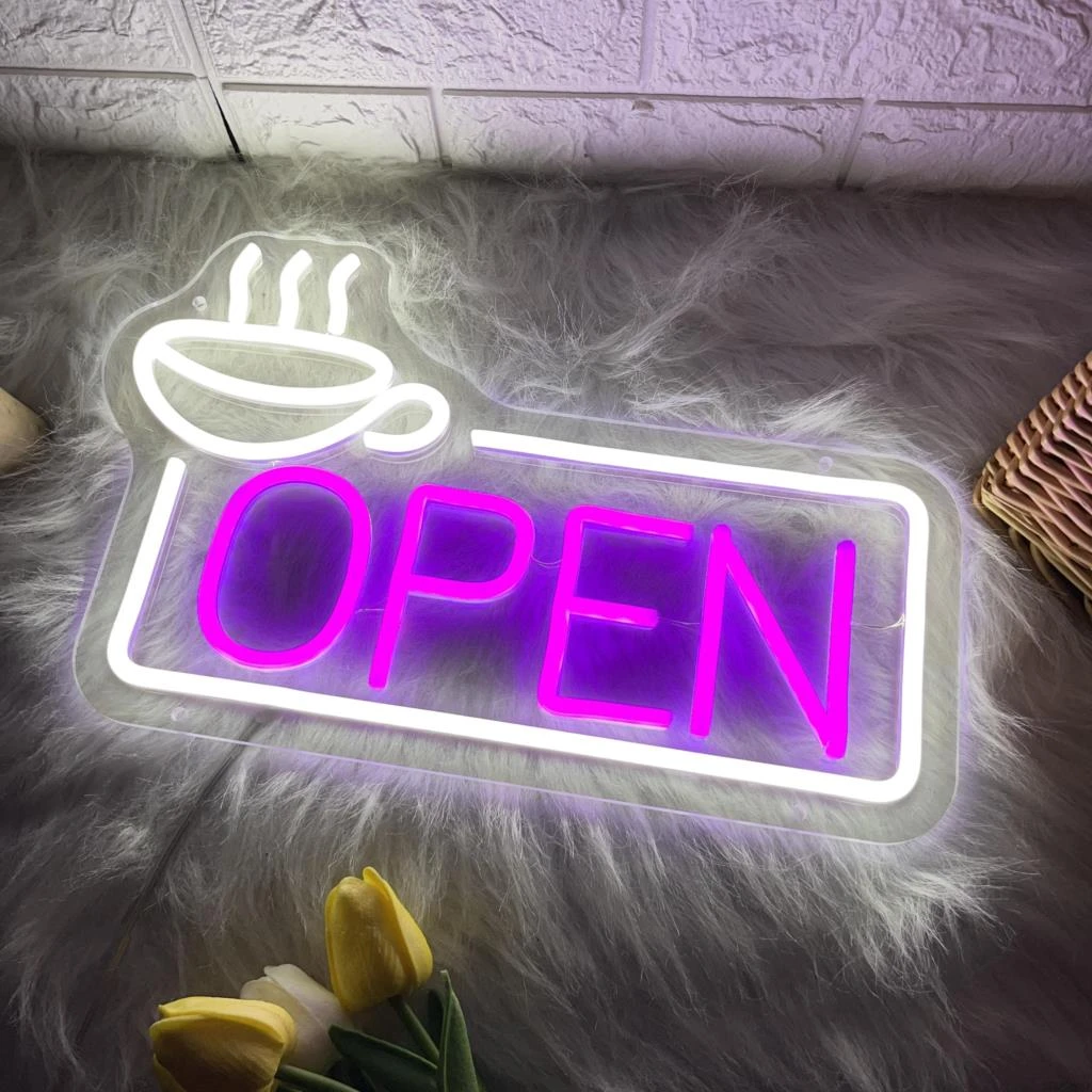 Custom Coffee Neon Signs For Your Cafe Business