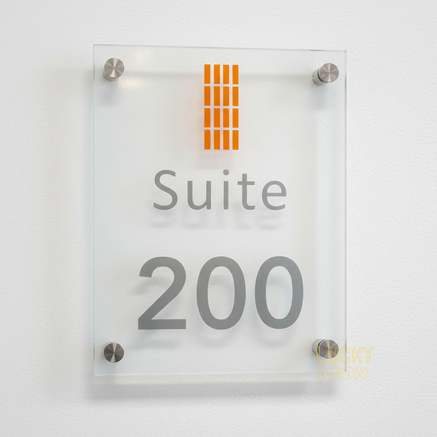 Custom UV-Printed Acrylic Door Sign for Office, Room