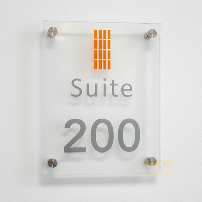 Custom UV-Printed Acrylic Door Sign for Office, Room