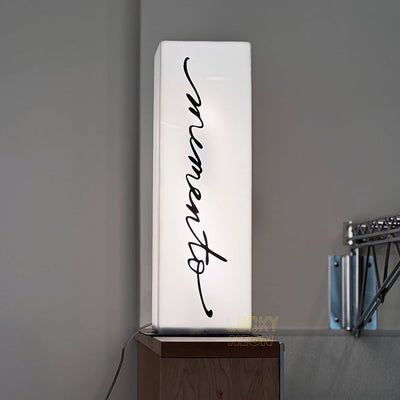 Custom Vertical LED Acrylic Light Box Sign for Cafes, Boutiques & Studios
