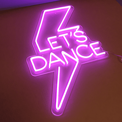 LET'S DANCE Neon Sign Wedding LED Neon Light