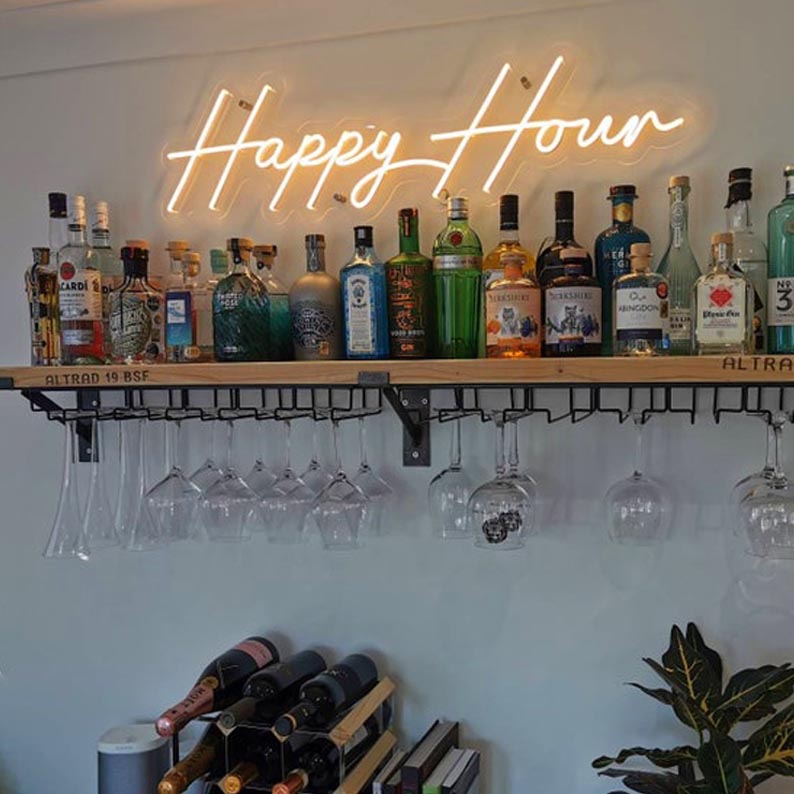 Happy Hour - LED Neon Sign