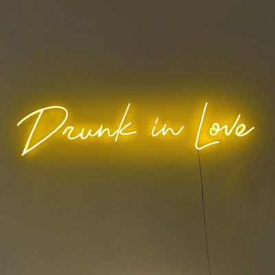 Drunk in Love Neon Sign,Neon Sign for Wedding